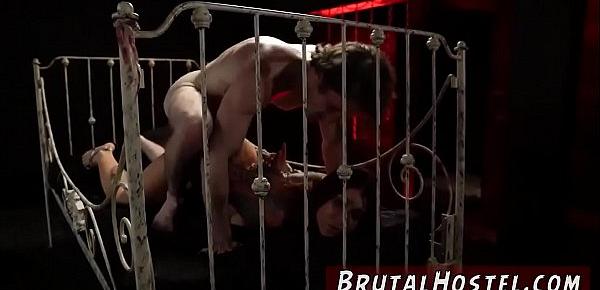  Outdoor bondage gangbang and funny xxx Excited youthful tourists